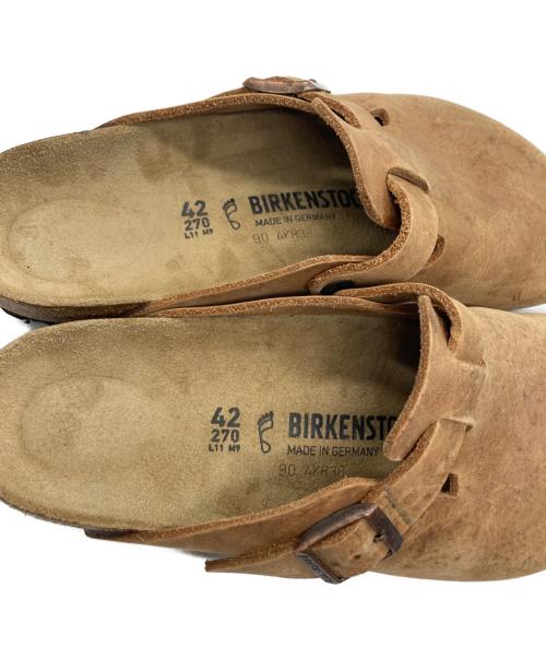 BIRKENSTOCK（ビルケンシュトック）BIRKENSTOCK (ビルケンシュトック) BOSTON ボストン サンダル ブラウン サイズ:42の古着・服飾アイテム