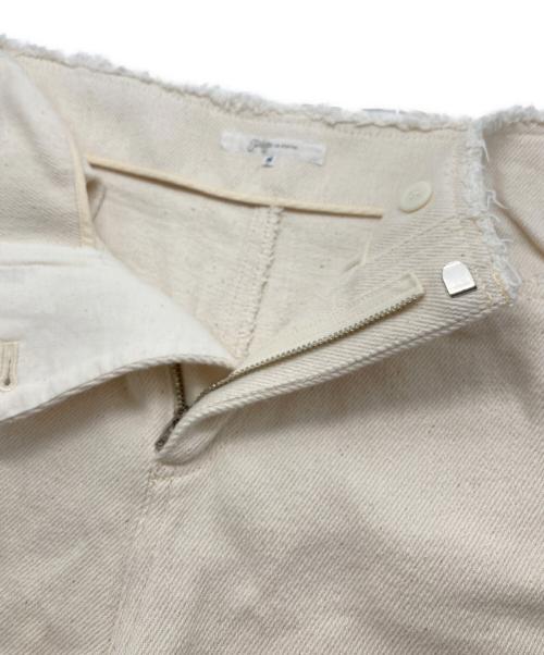 Plage（プラージュ）Plage (プラージュ) ワイドデニムパンツ アイボリー サイズ:38の古着・服飾アイテム