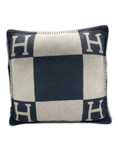 HERMES（エルメス）HERMES (エルメス) Hロゴ クッション ブラック サイズ:下記参照の古着・服飾アイテム
