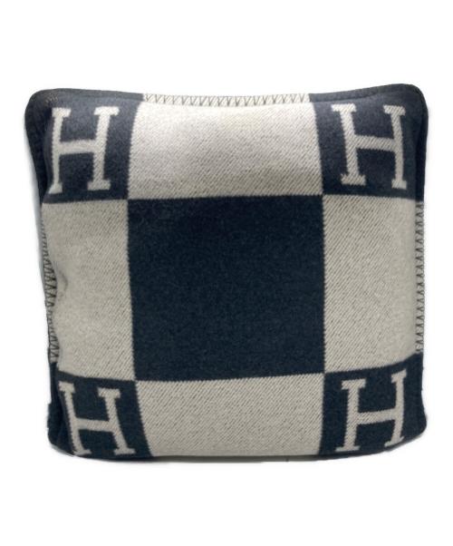 HERMES（エルメス）HERMES (エルメス) Hロゴ クッション ブラック サイズ:下記参照の古着・服飾アイテム