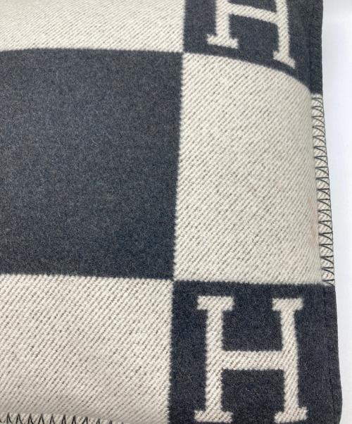 HERMES（エルメス）HERMES (エルメス) Hロゴ クッション ブラック サイズ:下記参照の古着・服飾アイテム