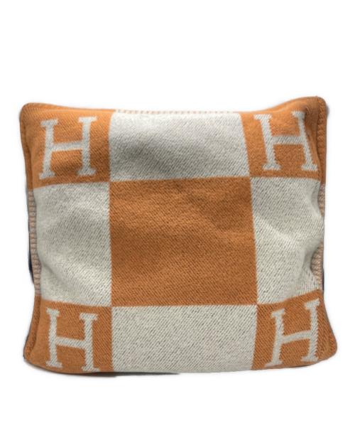 HERMES（エルメス）HERMES (エルメス) Hロゴ クッション オレンジ サイズ:下記参照の古着・服飾アイテム