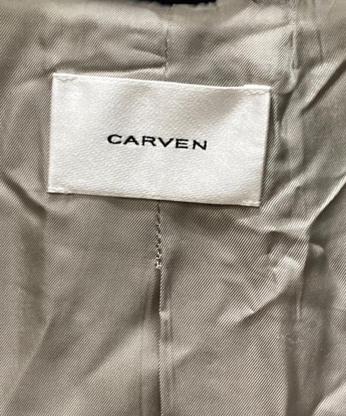 CARVEN（カルヴェン）CARVEN (カルヴェン) フード付きダッフルコート グレー サイズ:48の古着・服飾アイテム