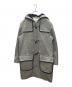 CARVEN（カルヴェン）の古着「フード付きダッフルコート」｜グレー