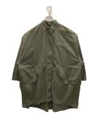 journal standard luxeジャーナルスタンダード ラックス）の古着「モールスキンスタンドモッズコート」｜グリーン
