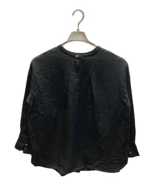 KAGURE（カグレ）KAGURE (カグレ) リネンブラウス ブラック サイズ:size Freeの古着・服飾アイテム
