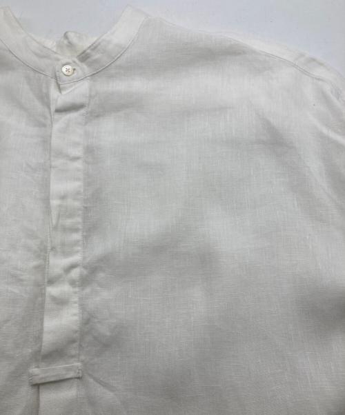 KAGURE（カグレ）KAGURE (カグレ) リネンチュニックシャツ ホワイト サイズ:size　Freeの古着・服飾アイテム