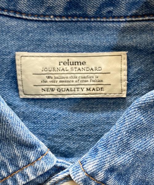 JOURNAL STANDARD relume（ジャーナルスタンダード レリューム）JOURNAL STANDARD relume (ジャーナルスタンダード レリューム) 9oz C/Rデニムワークシャツ インディゴ サイズ:下記参照の古着・服飾アイテム