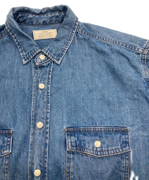 JOURNAL STANDARD relume（ジャーナルスタンダード レリューム）JOURNAL STANDARD relume (ジャーナルスタンダード レリューム) 9oz C/Rデニムワークシャツ インディゴ サイズ:下記参照の古着・服飾アイテム