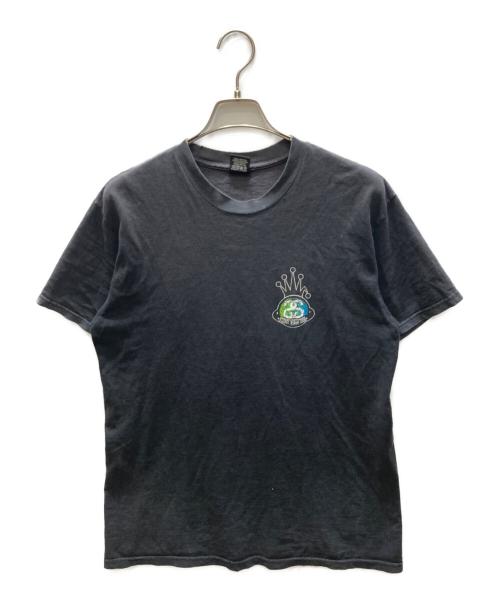 stussy（ステューシー）stussy (ステューシー) SS CROWN TEE ブラック サイズ:Mの古着・服飾アイテム