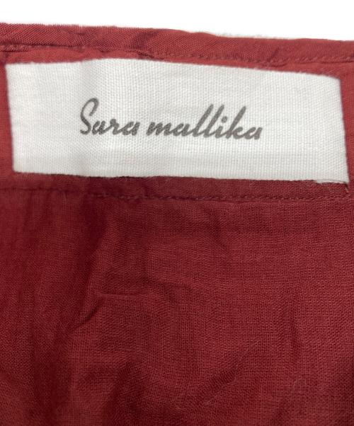 sara mallika（サラマリカ）sara mallika (サラマリカ) コットンマキシスカート レッド サイズ:Free 未使用品の古着・服飾アイテム