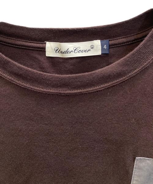 UNDERCOVER（アンダーカバー）UNDERCOVER (アンダーカバー) フロントパッチグラフィックTシャツ ブラウン サイズ:4の古着・服飾アイテム