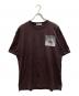 UNDERCOVER（アンダーカバー）の古着「フロントパッチグラフィックTシャツ」｜ブラウン