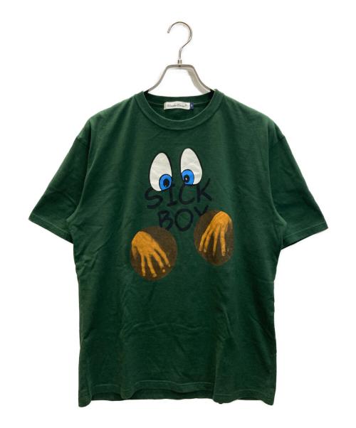 UNDERCOVER（アンダーカバー）UNDERCOVER (アンダーカバー) プリントTシャツ グリーン サイズ:3の古着・服飾アイテム