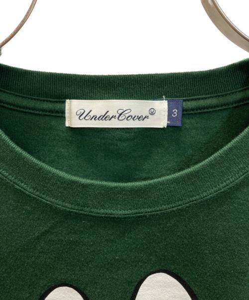 UNDERCOVER（アンダーカバー）UNDERCOVER (アンダーカバー) プリントTシャツ グリーン サイズ:3の古着・服飾アイテム