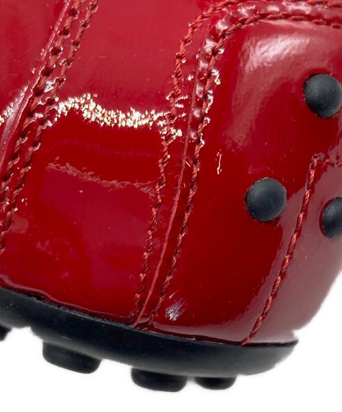 TOD'S（トッズ）TOD'S (トッズ) リボンバレエドライビングパンプス レッド サイズ:24㎝の古着・服飾アイテム