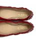 中古・古着 TOD'S (トッズ) リボンバレエドライビングパンプス レッド サイズ:24㎝：10000円