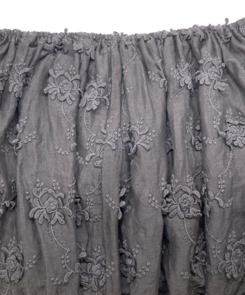SLOBE IENA（スローブ イエナ）SLOBE IENA (スローブ イエナ) crinkle crinkle crinkle (クリンクル クリンクル クリンクル) embroidery camisol ブラック サイズ:F 未使用品の古着・服飾アイテム