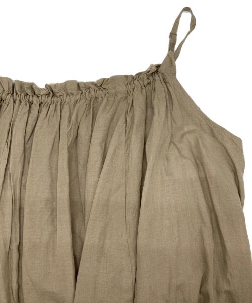 Spick and Span（スピック＆スパン）Spick and Span (スピック＆スパン) HYU ギャザーワンピース カーキ サイズ:36 未使用品の古着・服飾アイテム