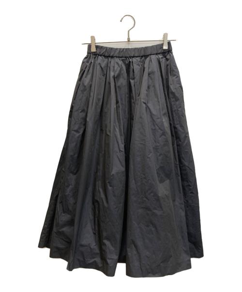 IENA（イエナ）IENA (イエナ) メモリータフタランダムタックスカート グレー サイズ:S 未使用品の古着・服飾アイテム