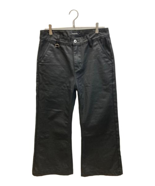ASAPMODE（エイサップモード）ASAPMODE (エイサップモード) Stacked Oil Coating Pants ブラック サイズ:Mの古着・服飾アイテム