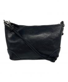 HAIDA（ハイダ）の古着「ウォッシュドレザー ポーチ WASHED LEATHER POUCH」｜ブラック