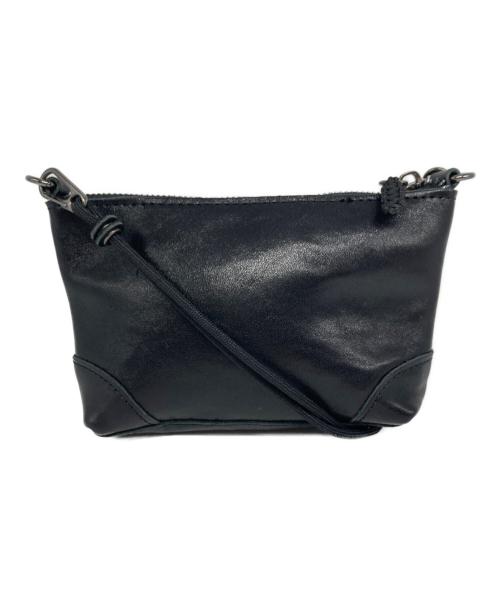 HAIDA（ハイダ）HAIDA (ハイダ) ウォッシュドレザー ポーチ WASHED LEATHER POUCH ブラック サイズ:下記参照の古着・服飾アイテム
