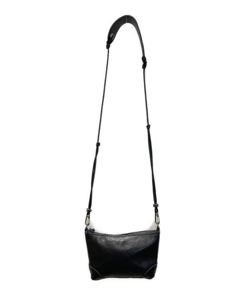 HAIDA（ハイダ）HAIDA (ハイダ) ウォッシュドレザー ポーチ WASHED LEATHER POUCH ブラック サイズ:下記参照の古着・服飾アイテム