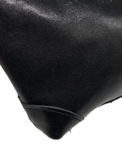 HAIDA（ハイダ）HAIDA (ハイダ) ウォッシュドレザー ポーチ WASHED LEATHER POUCH ブラック サイズ:下記参照の古着・服飾アイテム