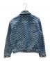 MICHAEL KORS (マイケルコース) ロゴジャガードデニムジャケット インディゴ サイズ:SIZE S：5000円