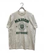 maison kitsuneメゾンキツネ）の古着「プリントTシャツ」｜ホワイト