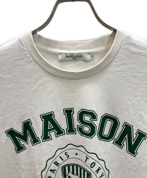 maison kitsune（メゾンキツネ）maison kitsune (メゾンキツネ) プリントTシャツ ホワイト サイズ:Mの古着・服飾アイテム