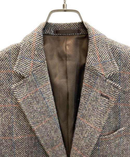 OXFORD CLASSIC（オックスフォードクラシック）OXFORD CLASSIC (オックスフォードクラシック) Harris Tweed (ハリスツイード) ツイード2Bジャケット グレー サイズ:96AB5の古着・服飾アイテム