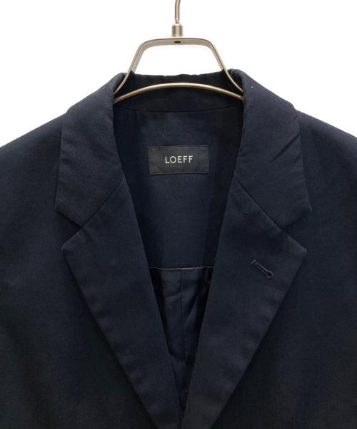 LOEFF（ロエフ）LOEFF (ロエフ) GV コットン ギャバ ノースリーブジャケット ブラック サイズ:1の古着・服飾アイテム