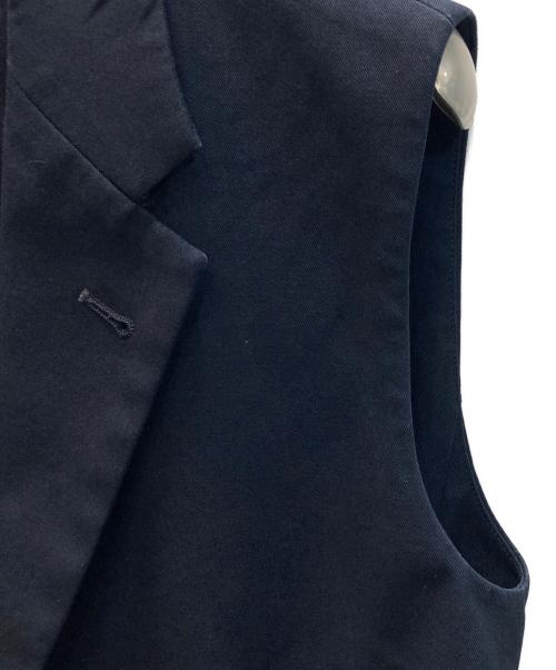 LOEFF（ロエフ）LOEFF (ロエフ) GV コットン ギャバ ノースリーブジャケット ブラック サイズ:1の古着・服飾アイテム