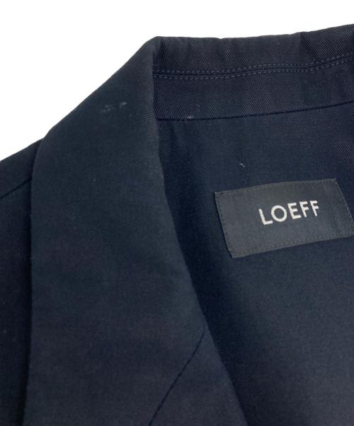 LOEFF（ロエフ）LOEFF (ロエフ) GV コットン ギャバ ノースリーブジャケット ブラック サイズ:1の古着・服飾アイテム