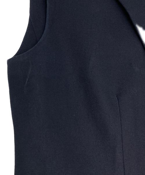 LOEFF（ロエフ）LOEFF (ロエフ) GV コットン ギャバ ノースリーブジャケット ブラック サイズ:1の古着・服飾アイテム