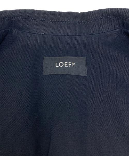 LOEFF（ロエフ）LOEFF (ロエフ) GV コットン ギャバ ノースリーブジャケット ブラック サイズ:1の古着・服飾アイテム