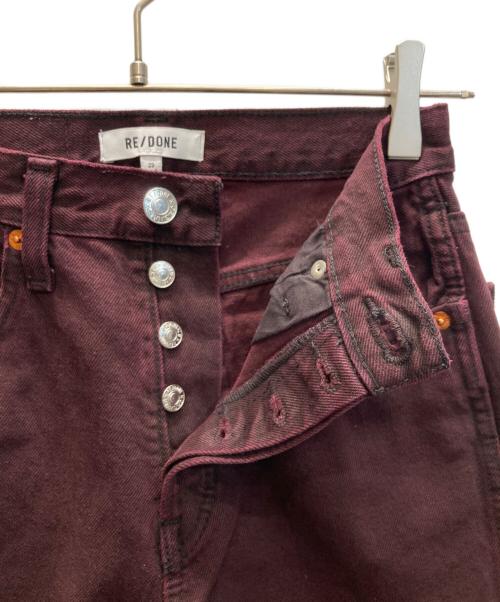 RE/DONE（リダン）RE/DONE (リダン) RE/DONE 90S HIGH RISE LOOSE ワインレッド サイズ:SIZE 23 未使用品の古着・服飾アイテム