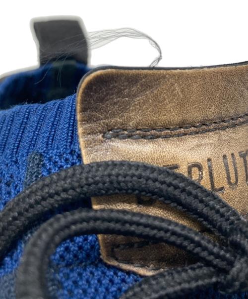 Berluti（ベルルッティ）Berluti (ベルルッティ) シャドウ ニット＆レザースニーカー ネイビー×ブルー サイズ:10 1/2の古着・服飾アイテム