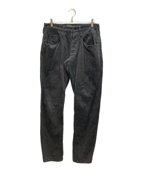 Denham（デンハム）Denham (デンハム) CROSSBACK WIDE CD コーデュロイパンツ グレー サイズ:SIZE Mの古着・服飾アイテム