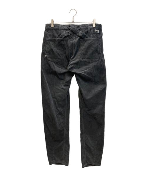 Denham（デンハム）Denham (デンハム) CROSSBACK WIDE CD コーデュロイパンツ グレー サイズ:SIZE Mの古着・服飾アイテム