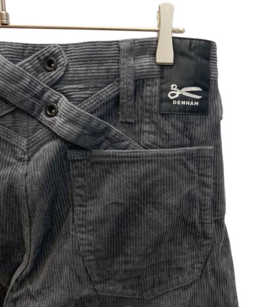 Denham（デンハム）Denham (デンハム) CROSSBACK WIDE CD コーデュロイパンツ グレー サイズ:SIZE Mの古着・服飾アイテム