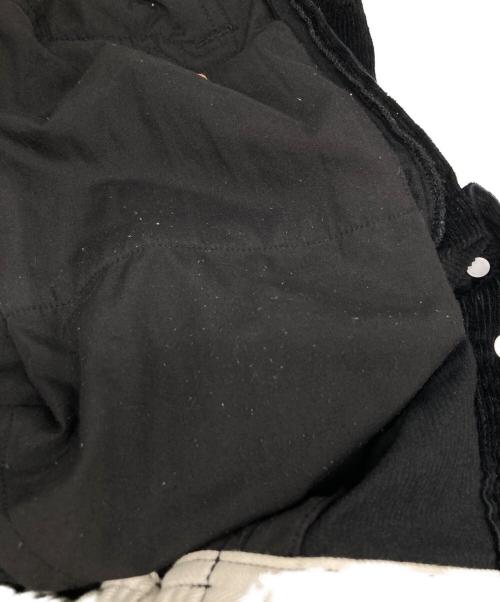 Denham（デンハム）Denham (デンハム) CROSS BACK MIJI コーデュロイ ショーツ ブラック サイズ:Lの古着・服飾アイテム