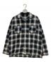 Denham（デンハム）の古着「OMBRE CHECK SHIRT オンブレチェックシャツ」｜ブラック×グレー