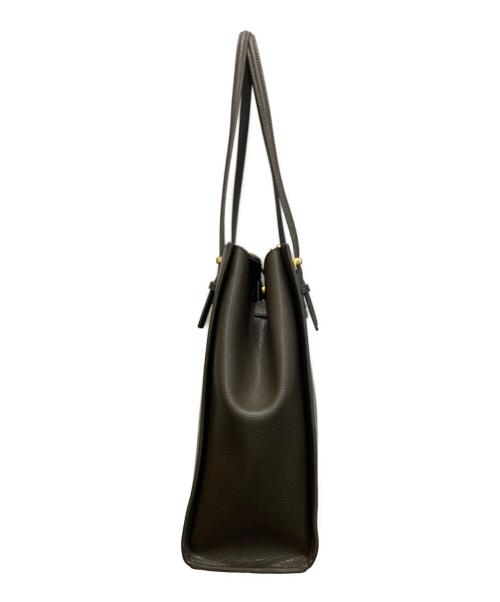 CHARLES & KEITH（チャールズアンドキース）CHARLES & KEITH (チャールズアンドキース) Sansa クラシックダブルハンドルトートバッグ ブラウン サイズ:下記参照の古着・服飾アイテム