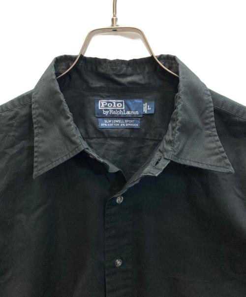POLO RALPH LAUREN（ポロ・ラルフローレン）POLO RALPH LAUREN (ポロ・ラルフローレン) レギュラーカラーシャツ ブラック サイズ:SIZE Lの古着・服飾アイテム