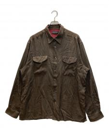 BARACUTA ヘリンボーン シルクシャツ