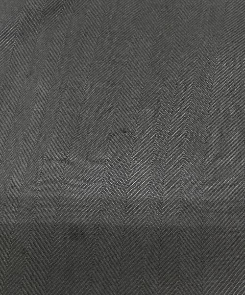 BARACUTA（バラクータ）BARACUTA (バラクータ) ヘリンボーン シルクシャツ ブラウン サイズ:XLの古着・服飾アイテム