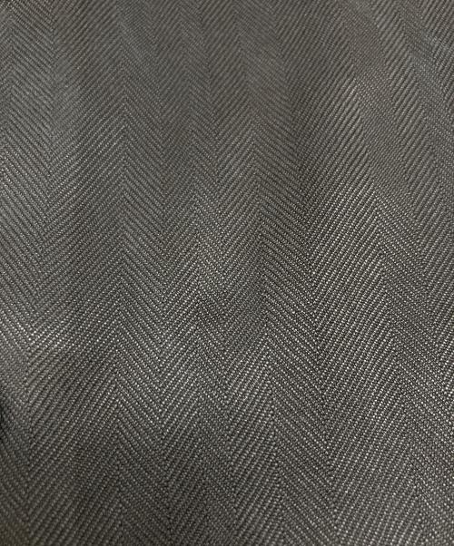 BARACUTA（バラクータ）BARACUTA (バラクータ) ヘリンボーン シルクシャツ ブラウン サイズ:XLの古着・服飾アイテム